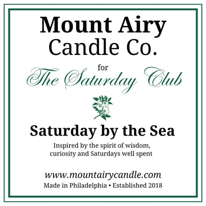 Saturday by the Sea Candle